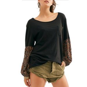 Free People Jade Floral Paisley Top NWT